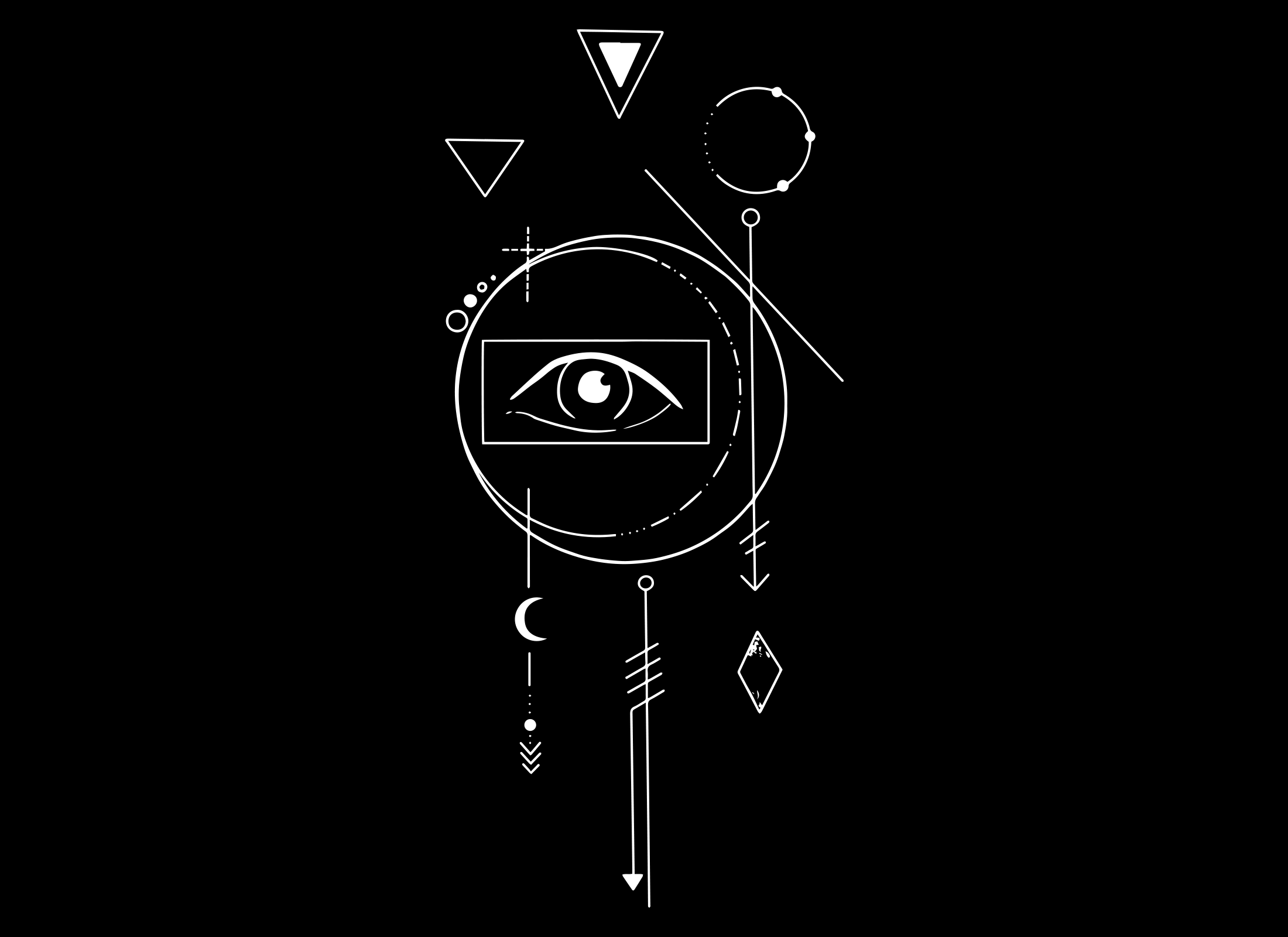 Janina Lorey Herren Hoodie Black